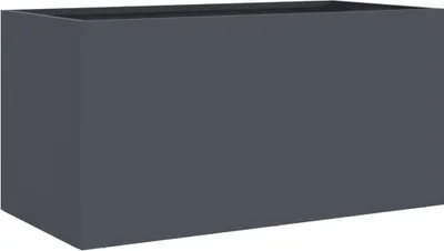 Immagine prodotto di vidaXL Fioriera antracite 62x30x29 cm in acciaio