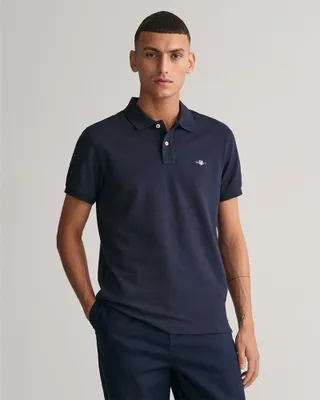 Produktbild von Gant Slim Shield Kurzarm-poloshirt Blau S Mann Blau S