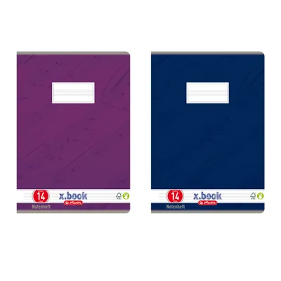 Zdjęcie produktu dla herlitz Notenheft x.book, DIN A4, Lineatur 14, 8 Blatt