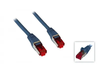 Produktbild von CAT 6 Patchkabel, S/FTP (PiMF), blau