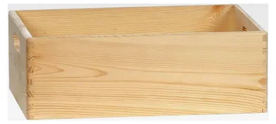 Produktbild von Allzweckkiste aus Holz, stapelbar mit und ohne Deckel, in verschiedenen Größen