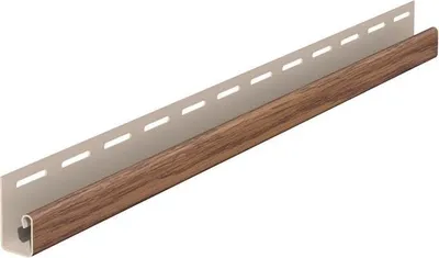 Obrázok produktu pre VILO J-TRIM profil SV-15 – pre plastové panely – odolný voči poveternostným vplyvom – 1 ks – 3,05 m – zlatý dub