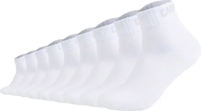 Produktbild von CAMP DAVID Herren Quartersocken, 9er Pack - Action-Mesh Baumwolle Quarter 9P, Logo Weiß 43-46
