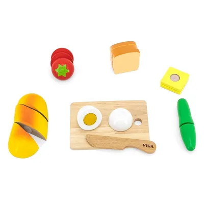 Produktbild von Viga Frühstücksset, verschiedene Farben, 1 Set