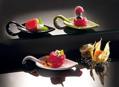 Obrázok produktu pre APS Leaf Fingerfood-Löffel, weiß, Höhe: 10 mm, Länge: 100 mm, Breite: 45 mm
