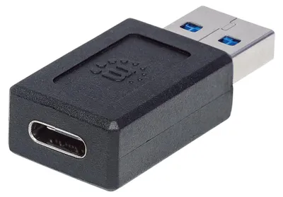 Immagine prodotto di Adattatore USB C MANHATTAN SuperSpeed+ Tipo A maschio - C femmina