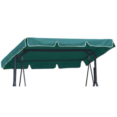 Produktbild von Personalisiertes Sonnendach, für Hollywoodschaukel, Dachbezug, Dach-plane, für Garten-Schaukel, Ersatzdach, Jede Größe auf Bestellung, Grün [101]