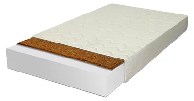 Produktbild von Best For You Schaumstoffmatratze KOKOS – 15 Größen von 60x120x10 cm bis 200x200x10 cm – Kinderbettmatratze mit Naturkokosplatte – Atmungsaktiv & schad