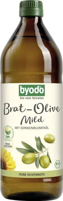 Produktbild von Byodo Bio Brat-Olive mild mit Sonnenblumenöl 6x0,75 l