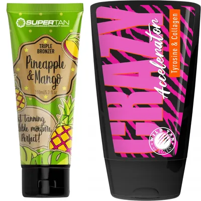 Produktbild von Supertan Ananas & Mango + Wild Tan Crazy Free