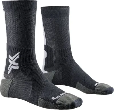 Image de Chaussettes X-socks Bike Perform Crew Noir, pointure 45-47 (homme) Noir, pointure 45-47