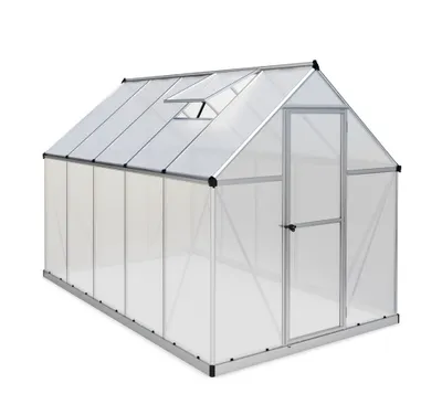 Produktbild von Palram - Canopia Aluminium Gewächshaus Mythos 610 Silber 306x185x208 cm