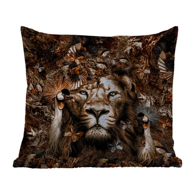 Obrázek produktu pro MuchoWow® Vnější polštář - Zvířata - Motýli - Ptáci -40x40 cm- Odolnost proti povětrnostním vlivům - polštář do obývacího pokoje