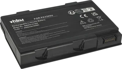 Produktbild von vhbw Akku kompatibel mit Toshiba Satellite M40x, M35X-S3491, M35X-S3291, M35X-S349, M40X-114, M40X-118, M40X-112 Notebook (4400 mAh, 14,8 V, Li-Ion)
