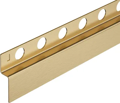 Zdjęcie produktu dla Listwa spadkowa przyścienna lewa 120 cm złota