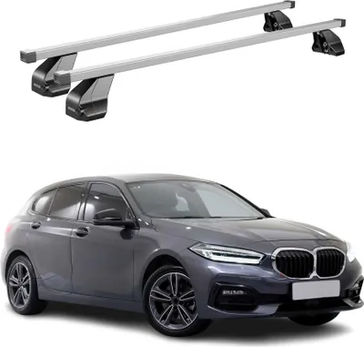 Produktbild von Menabo Dachträger Grundtäger für BMW 1er F40 2019-2024 75kg Stahl Silber 2 tlg