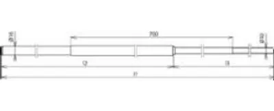 Produktbild von DEHN 480020, 2000 mm, 16 mm, 2,24 kg