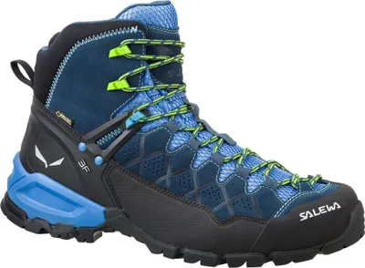 Produktbild von Salewa - Alp Trainer Mid GTX (Halbhoher Bergschuh Herren) , Farbe:black/black, Größe:9.5