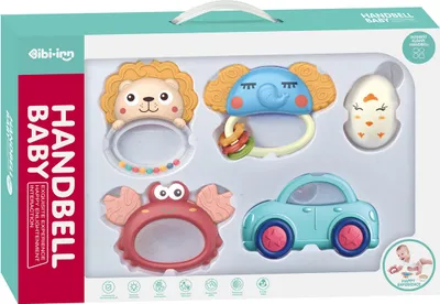 Immagine prodotto di CHIPOLINO Set di sonagli con dentiere Animali 5 pz