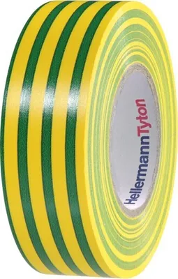 Obrázok produktu pre HellermannTyton PVC izolačná páska HTAPEFLEX1519x20GNYE 710-00157