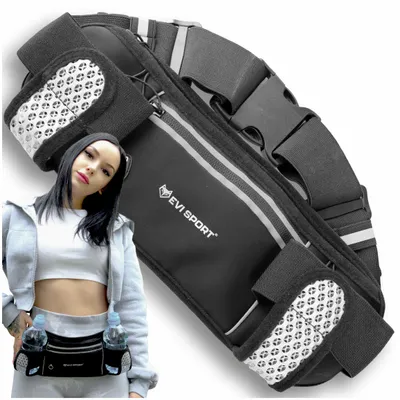 Produktbild von Laufgürtel Nordic Walking Hüfttasche Bauchtasche Handytasche Flasche Getränke