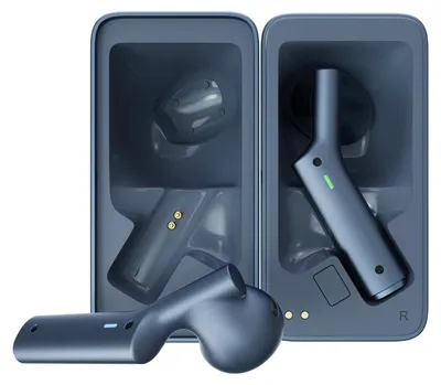 Produktbild von Professionelle kabellose Übersetzer-Kopfhörer TIMEKETTLE W4, Bulgarisch und weitere 45 Sprachen, KI-Übersetzer, ANC, 4 Stunden Akkulaufzeit, Blau