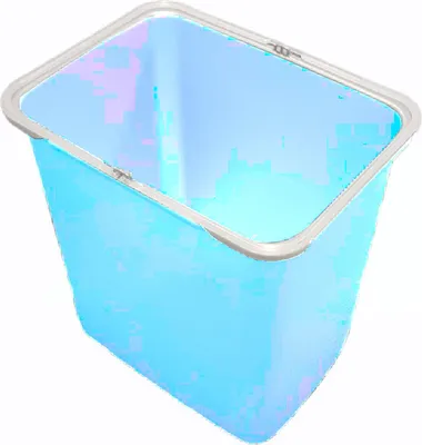 Image de Ekotech Seau de rechange 16 litres pour Aladin ou Ekko Bleu translucide