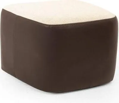 Obrázek produktu pro Stylová hnědá barva Měkká stolička z umělé kůže Perfektní nábytek do obývacího pokoje