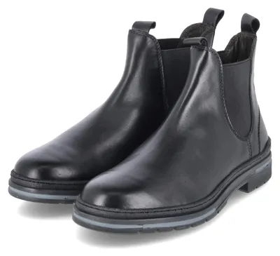Imagen del producto de Botas Chelsea Kaerlek, color negro, cuero liso, talla 41