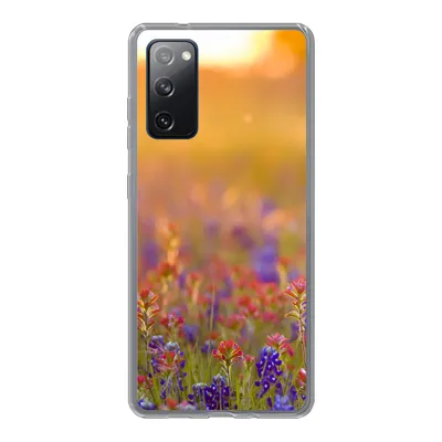 Produktbild von MuchoWow® Handyhülle Schutzhülle Hülle für Samsung Galaxy S20 FE Blumen - Gold - Sonne Silikon Softcase Handy Hülle - Abdeckung