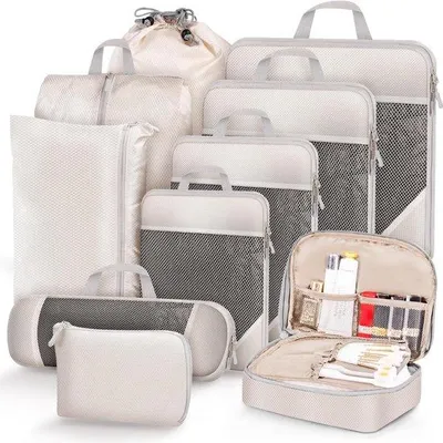 Produktbild von Famanu Backpack Organizer - Koffer Organizer Set - Praktische Packing Cubes