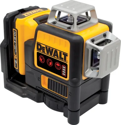 Produktbild von DeWALT DCE089D1R Multilinienlaser Kreuzlinienlaser 3x360° rot 10.8V/2Ah mit Koffer