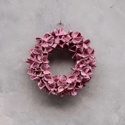 Produktbild von Kranz Baumwolle Pod - cerise: D 20cm