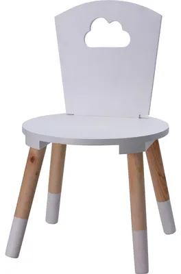 Produktbild von Kids Collection Stühlchen für KINDER Kinderstuhl weiß 50 cm stabil für Kinderzimmer