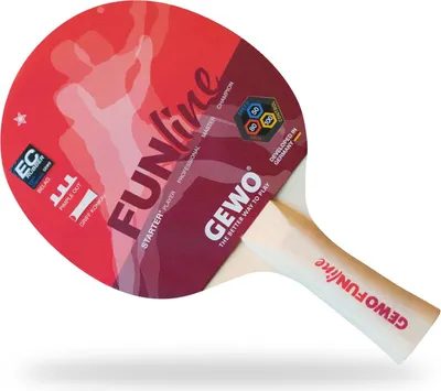 Produktbild von GEWO Tischtennisschläger Fun-Starter / Einsteiger und Hobby Spieler / Konkav