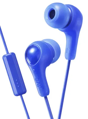 Image de GUMY PLUS : Ecouteurs intra-auriculaires avec microphone et télécommande- Bleu