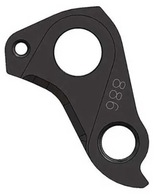 Image de Pilo D886 Wilier patte de dérailleur argent argent One Size