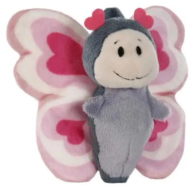 Imagen del producto de NICI, mariposa de peluche "Love", en caja de regalo, 10 cm