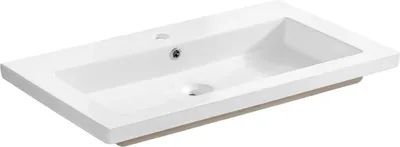 Immagine prodotto di Lavabo da incasso in Vetroceramica SPIRIT 100 cm, bianco lucido