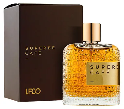Obrázok produktu pre LPDO Superbe Cafè, Muži, 100 ml, Nádoba na jedno použitie, Kvetinový, Káva, Ruže, ambra, Vanilka, biele pižmo, Obrázok generovaný UI