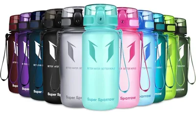 Produktbild von Trinkflasche Tritan BPA-frei 350ml Minze