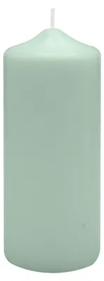 Produktbild von Spitzkopf Stumpen Kerzen Seafoam Seegrün 10 x Ø 8 cm, 6 Stück