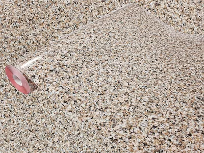 Produktbild von Klebefolie Möbel 67x25 cm - Granit Beige - Möbelfolie selbstklebend im Deko-Stil - Folie für Möbel zur einfachen Renovierung von Türen, Tischen und Regalen - Klebefolie dekorativ und abwaschbar