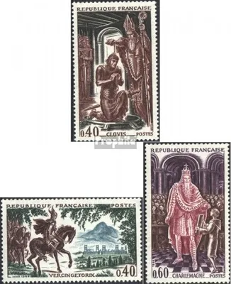 Produktbild von Briefmarken Frankreich 1966 Mi 1560-1562 (kompl.Ausg.) postfrisch Persönlichkeiten