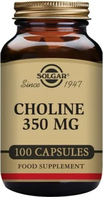 Produktbild von Cholin Solgar 350 mg (100 Kapseln)