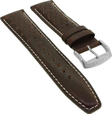 Produktbild von Citizen Eco Drive Chronograph  Uhrenarmband 22mm Leder braun  CA0641