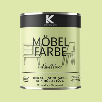 Produktbild von Kenzopaints 750ml Möbelfarbe Möbellack - Moosduft aus seeland