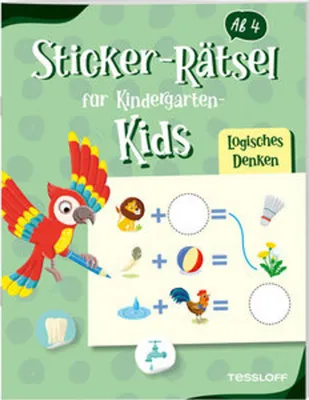 Obrázok produktu pre Sticker-Rätsel für Kindergarten-Kids. Logisches Denken