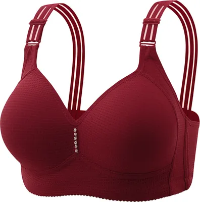 Produktbild von Damen-BH, bügellos, verstellbarer Schultergurt, Push-up, bügelfrei, dünn, feuchtigkeitsableitend, Unterwäsche für den Alltag