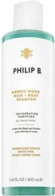 Produktbild von PHILIP B Nordic Wood Hair + Body Shampoo Shampoo und Duschgel 2 in 1 mit nahrhaften Effekt 350 ml